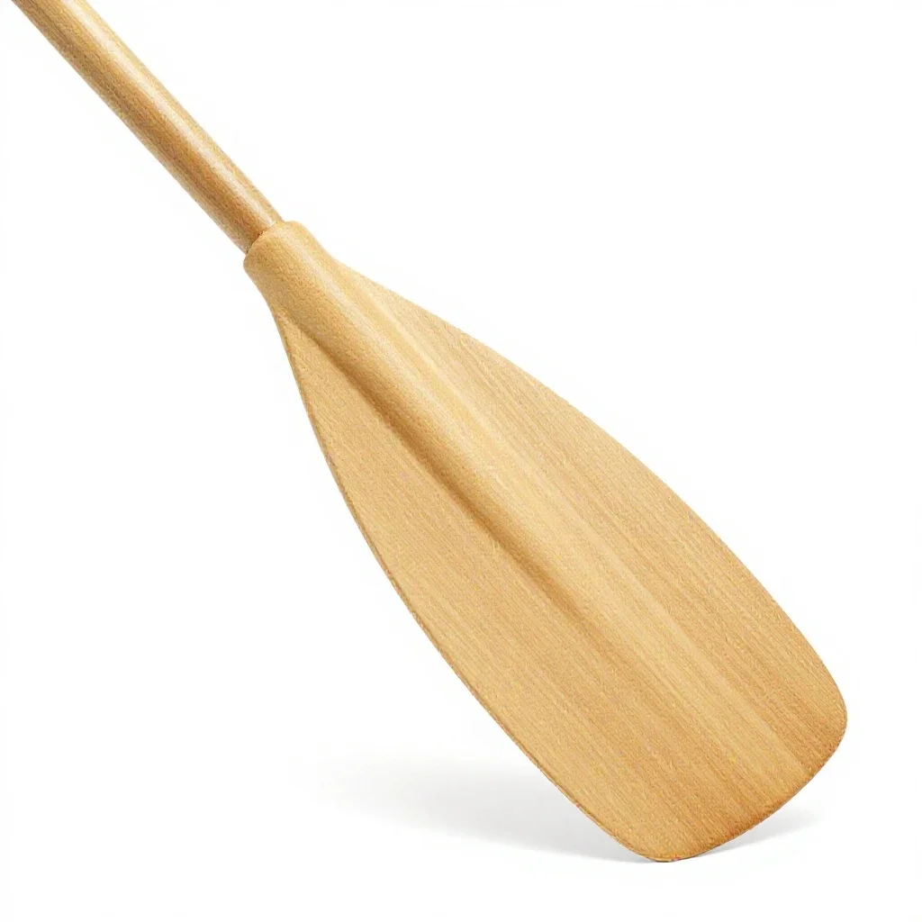 Canoe paddle isolated on a white background