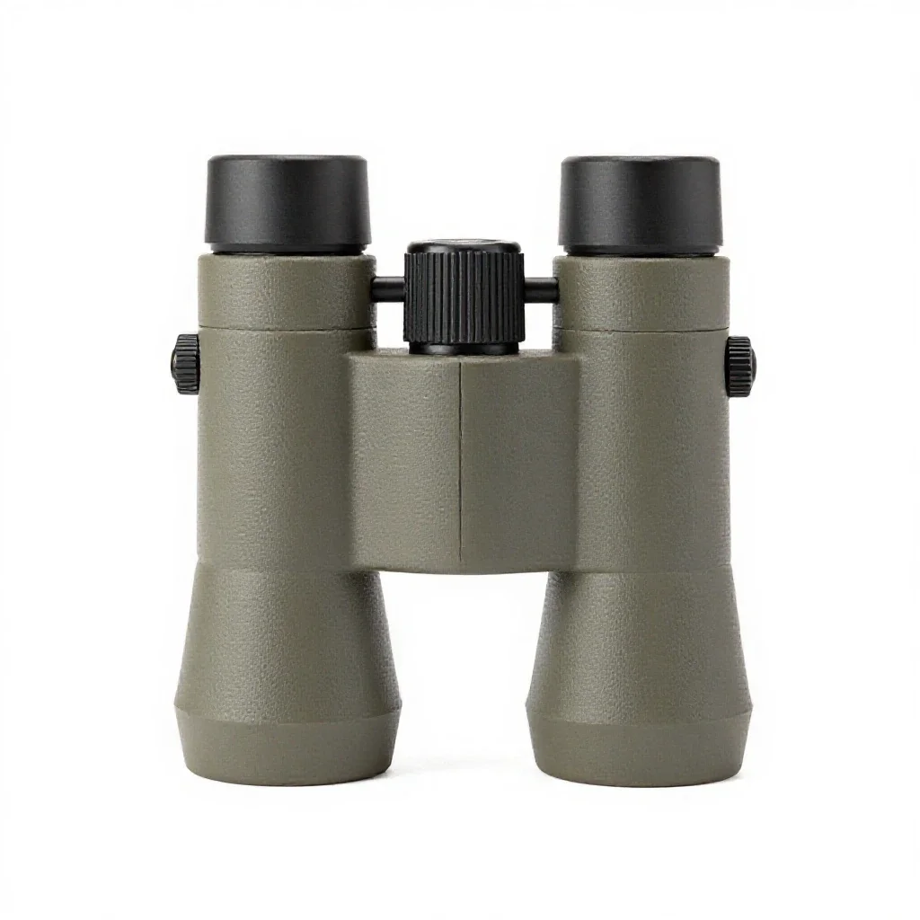Spotting scope isolated on a white background