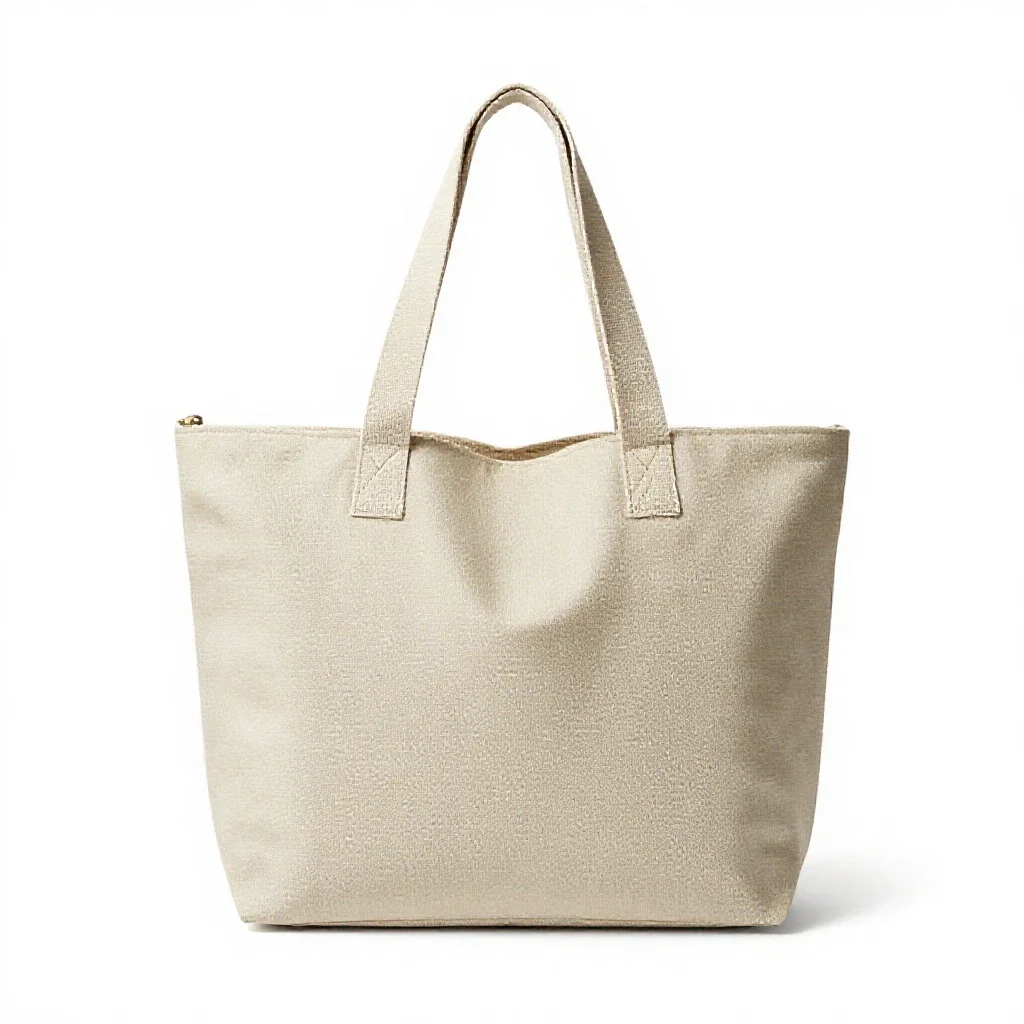 Cooler tote with a zip isolated on a white background