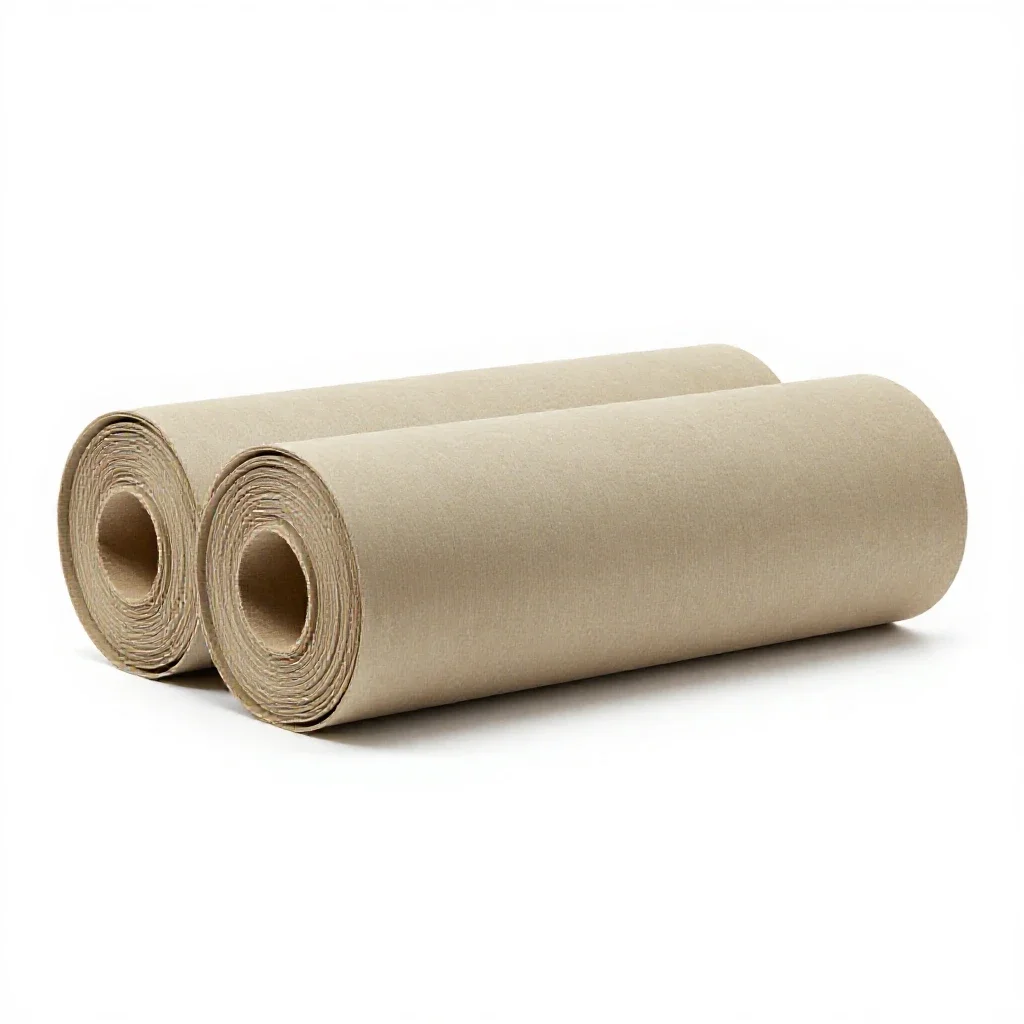 Rolled tube poster case isolated on a white background