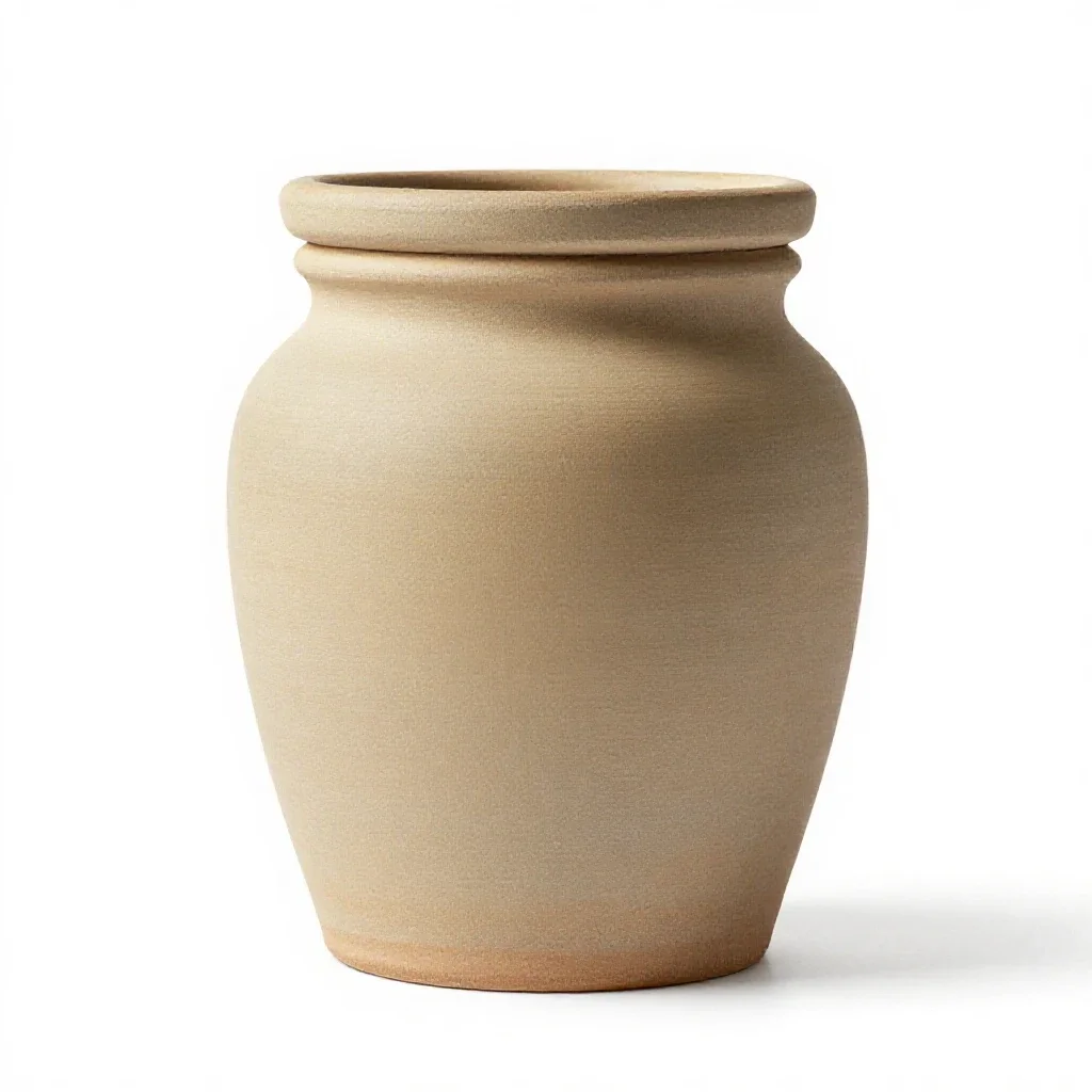 Screw-top preserving jar isolated on a white background