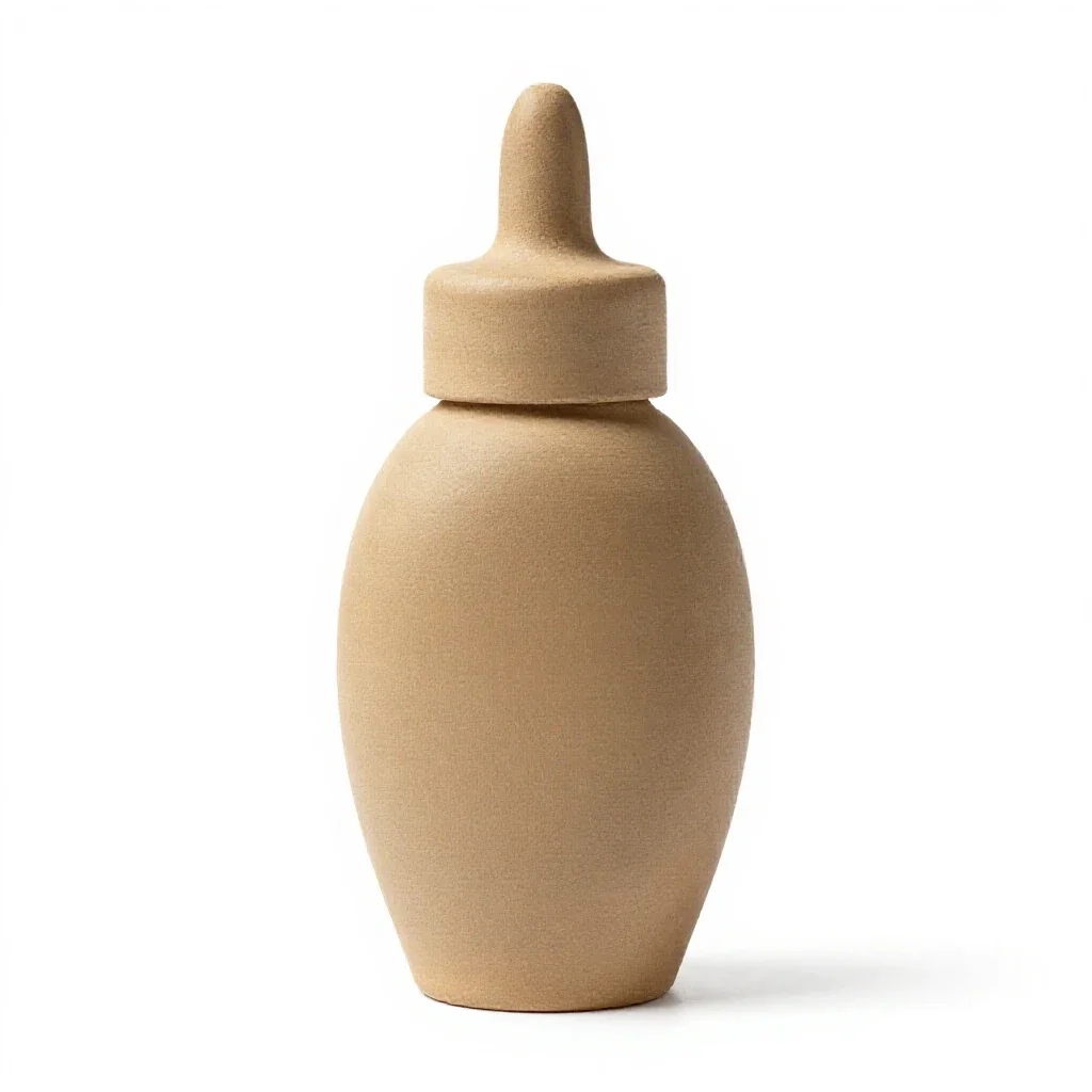 Squeeze honey bottle isolated on a white background