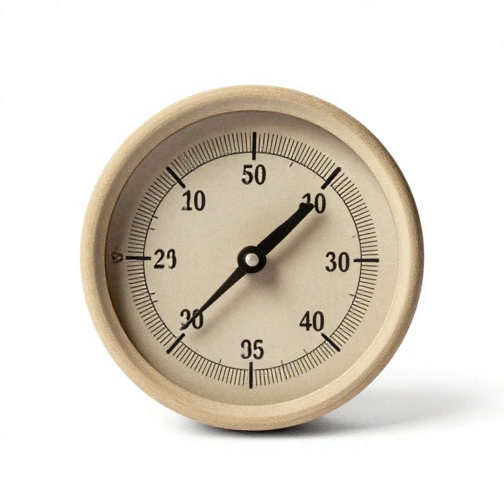 Barometer isolated on a white background
