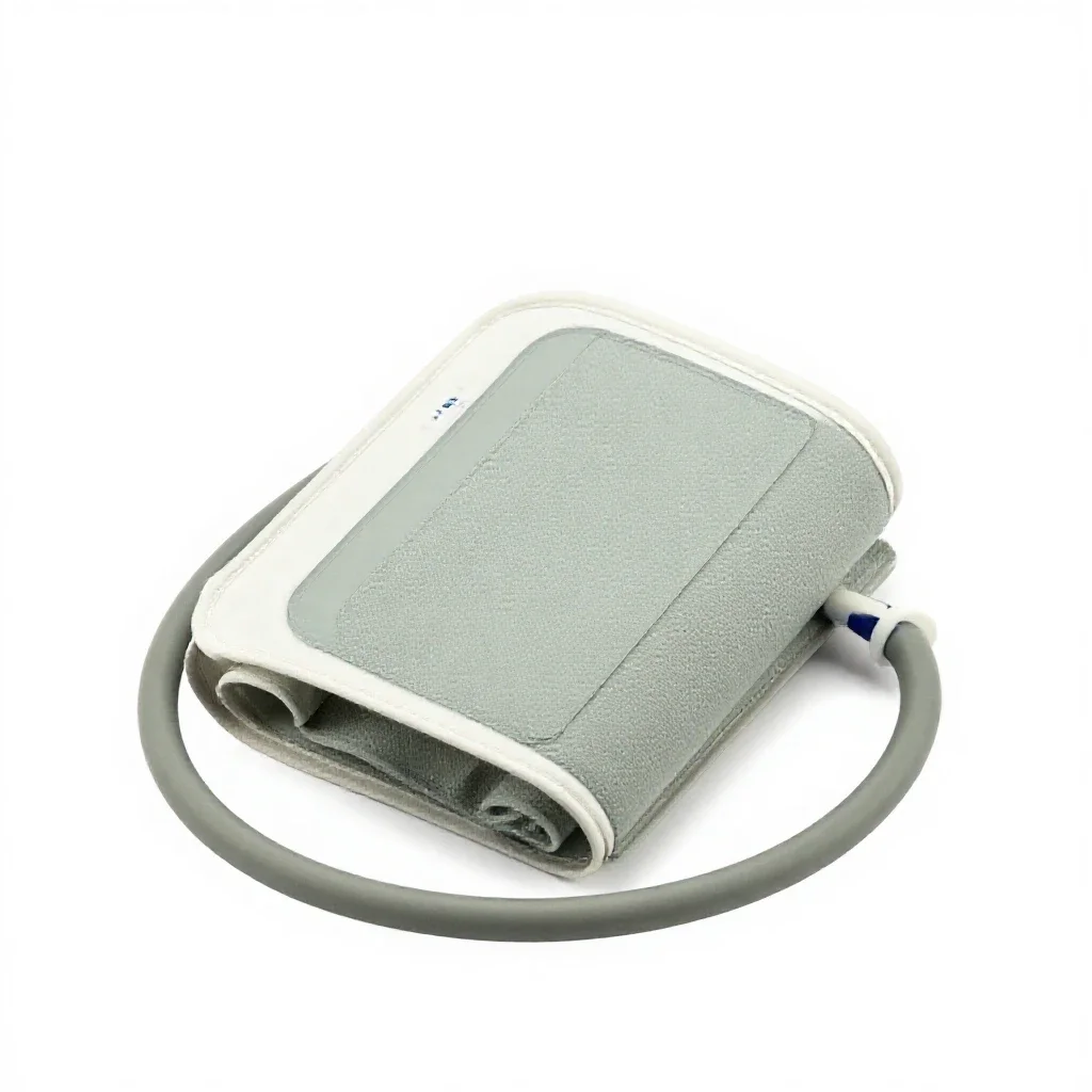 Blood pressure cuff isolated on a white background