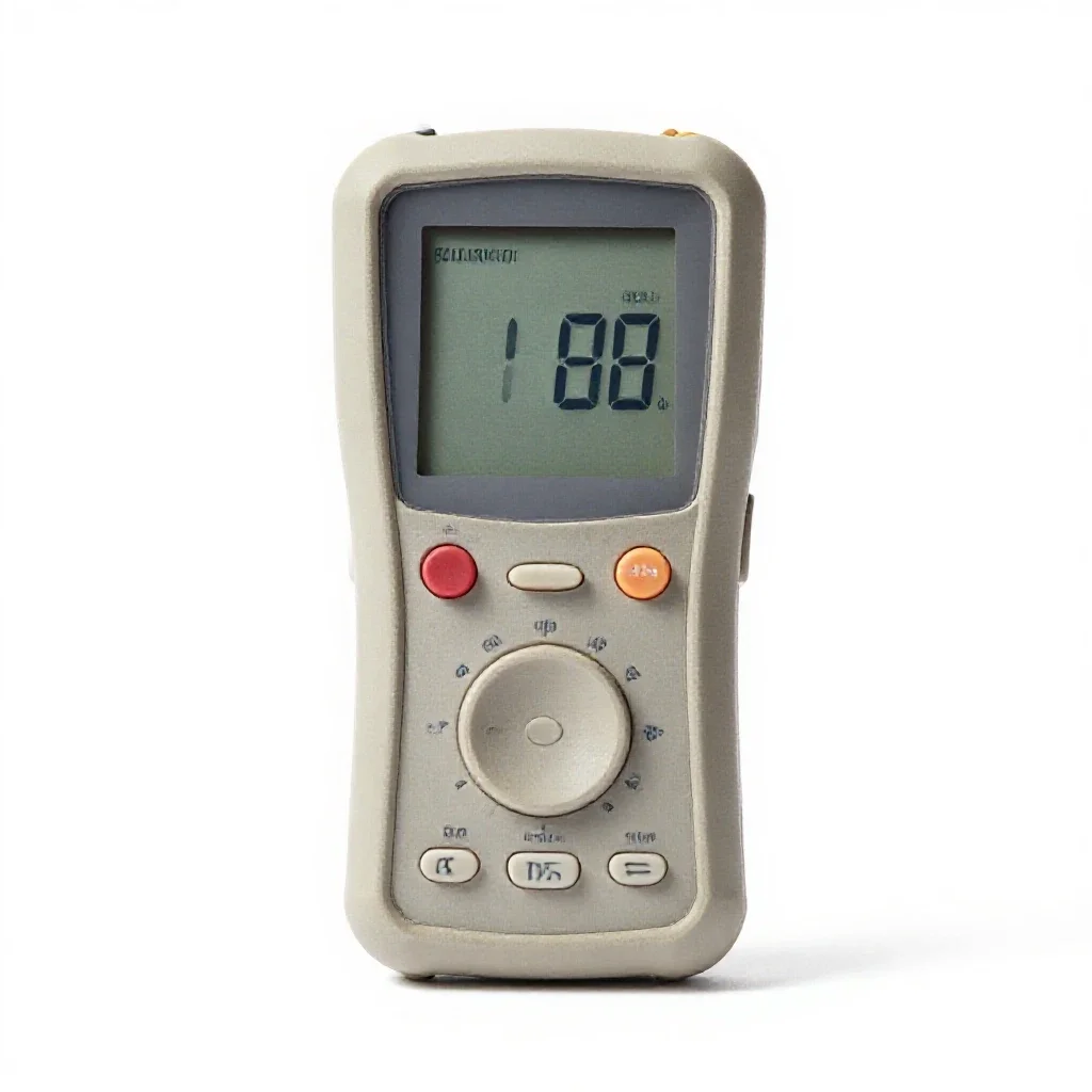 Geiger counter isolated on a white background