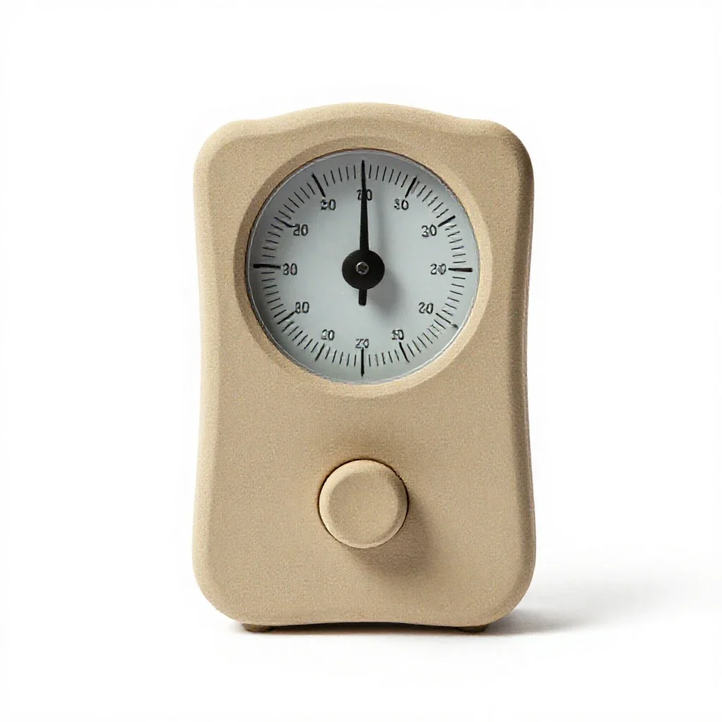 Hygrometer isolated on a white background