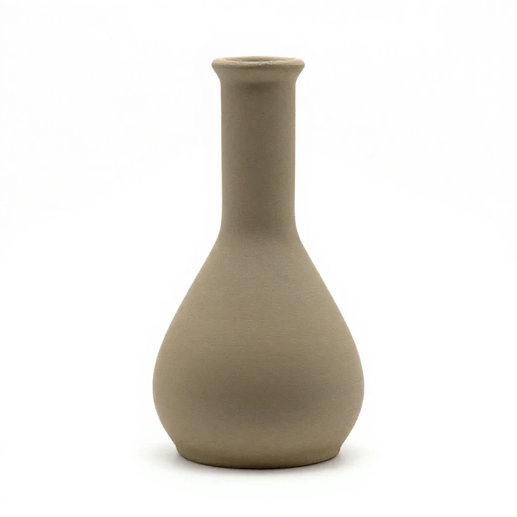 Laboratory flask isolated on a white background