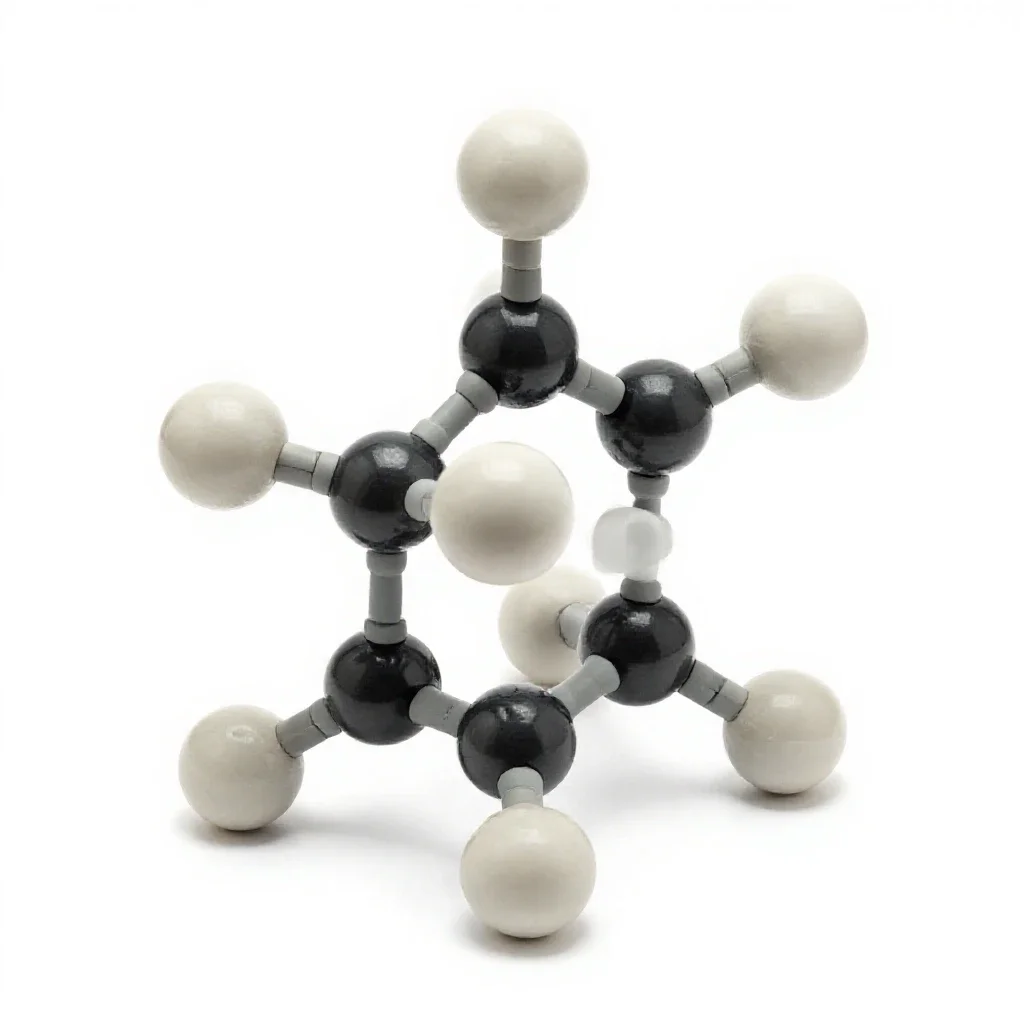 Molecular model kit isolated on a white background