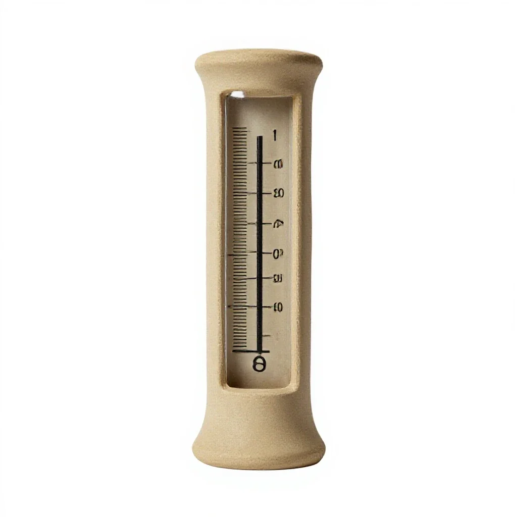 Rain gauge isolated on a white background