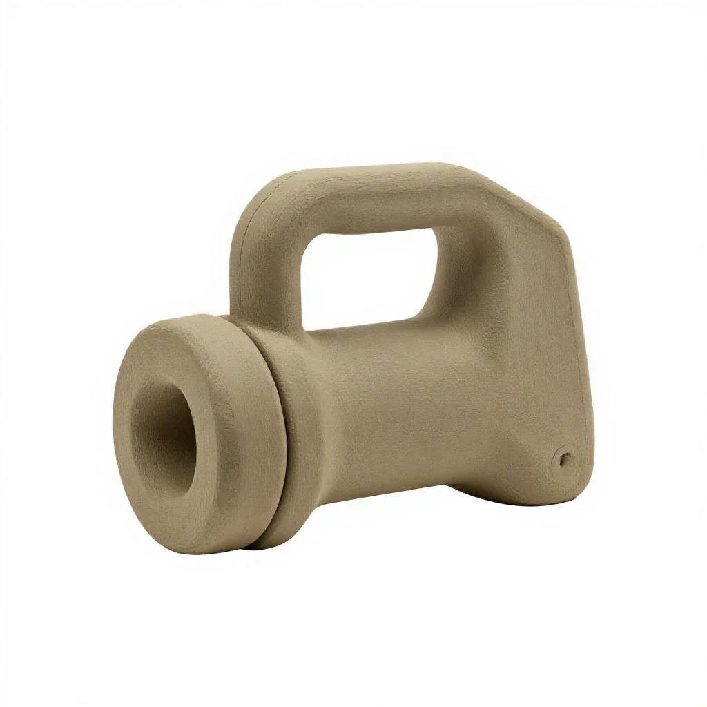 Magnetic grapple launcher isolated on a white background