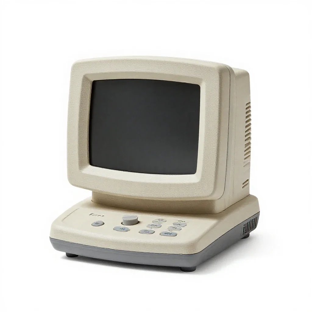 Med-bay diagnostic scanner isolated on a white background
