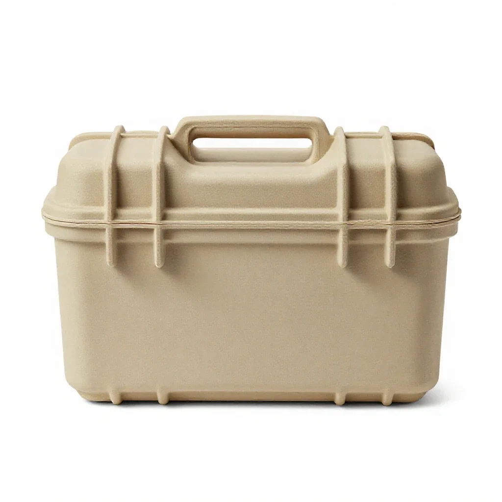 Sample containment case isolated on a white background