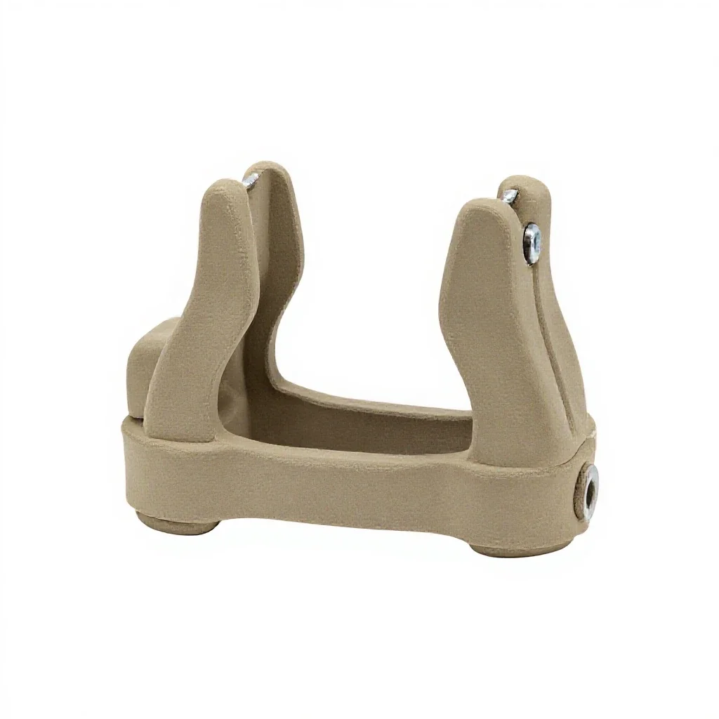 Shuttle docking clamp isolated on a white background