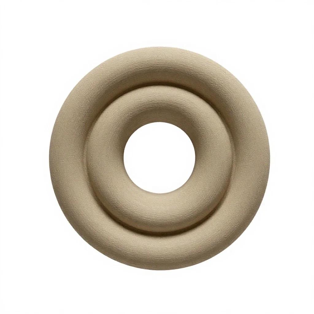 Warp coil segment isolated on a white background