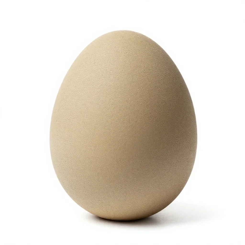 Xeno egg casing isolated on a white background