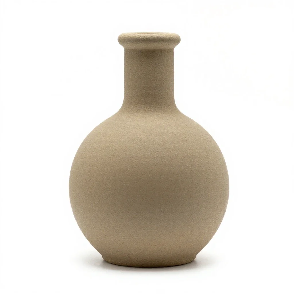 Antimatter containment flask isolated on a white background