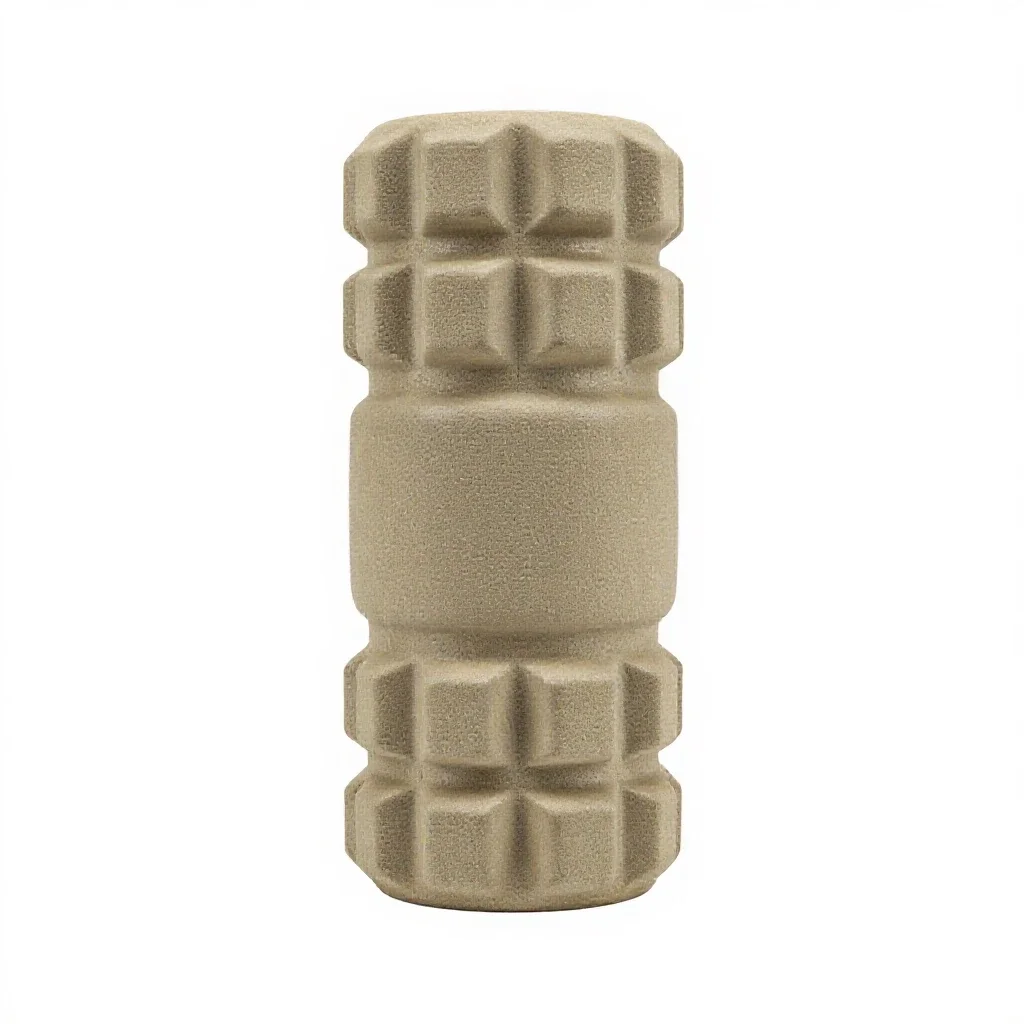 Foam roller isolated on a white background