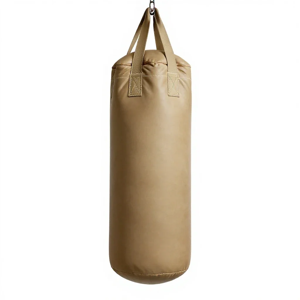 Punching bag isolated on a white background