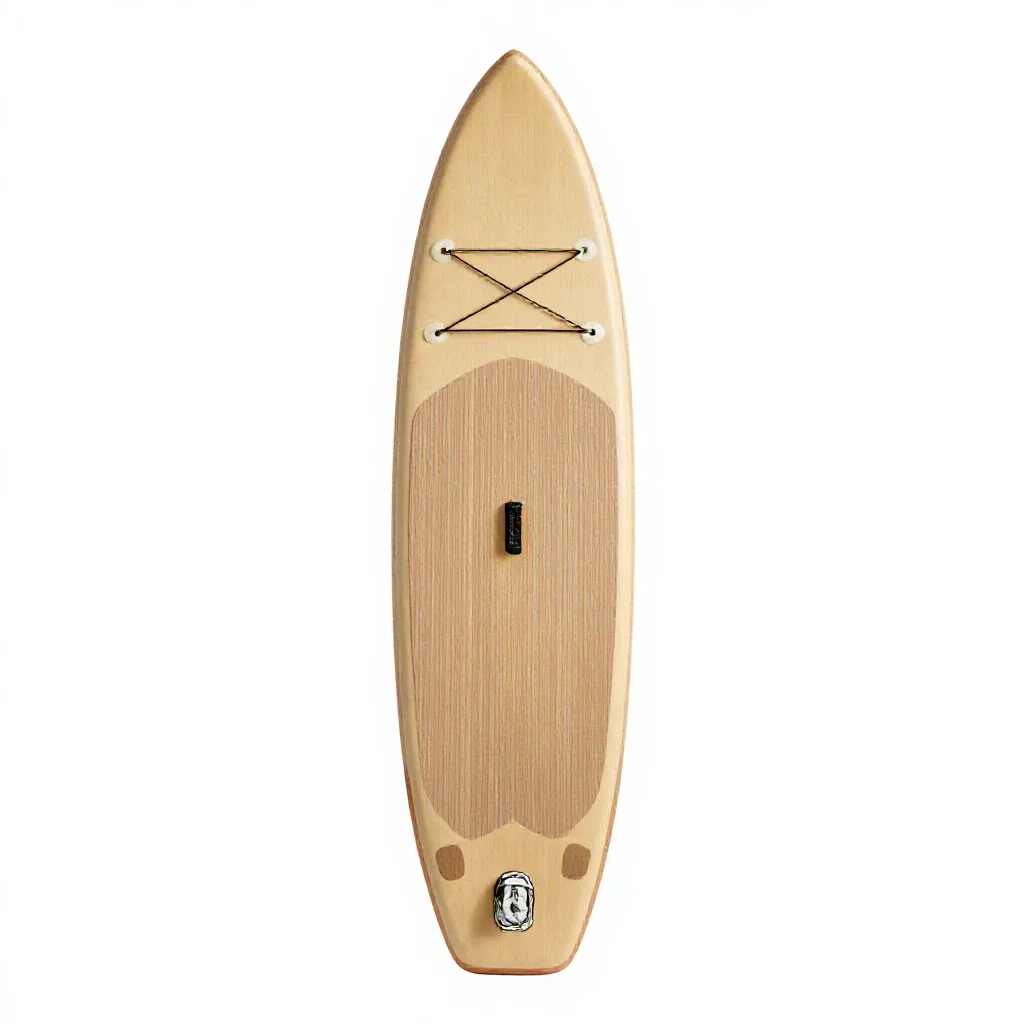 Stand-up paddle board isolated on a white background