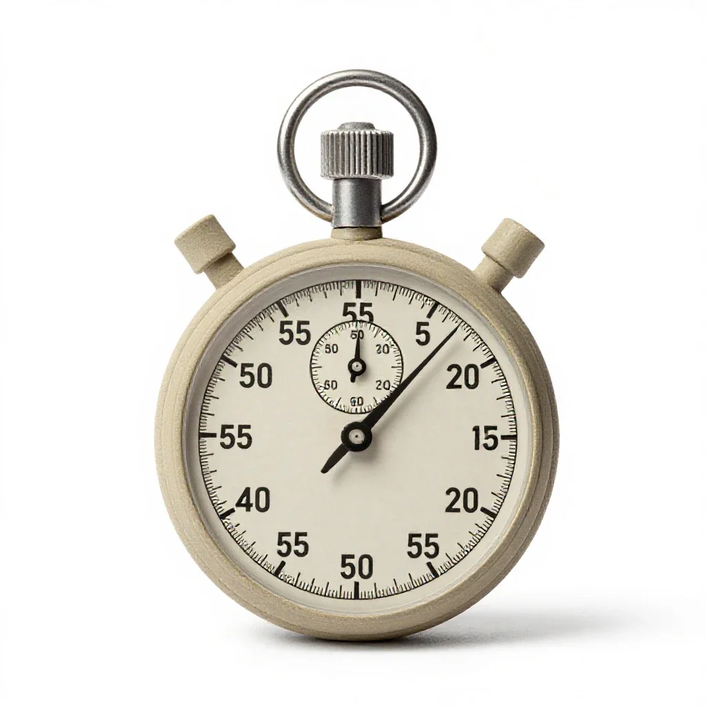 Stopwatch isolated on a white background
