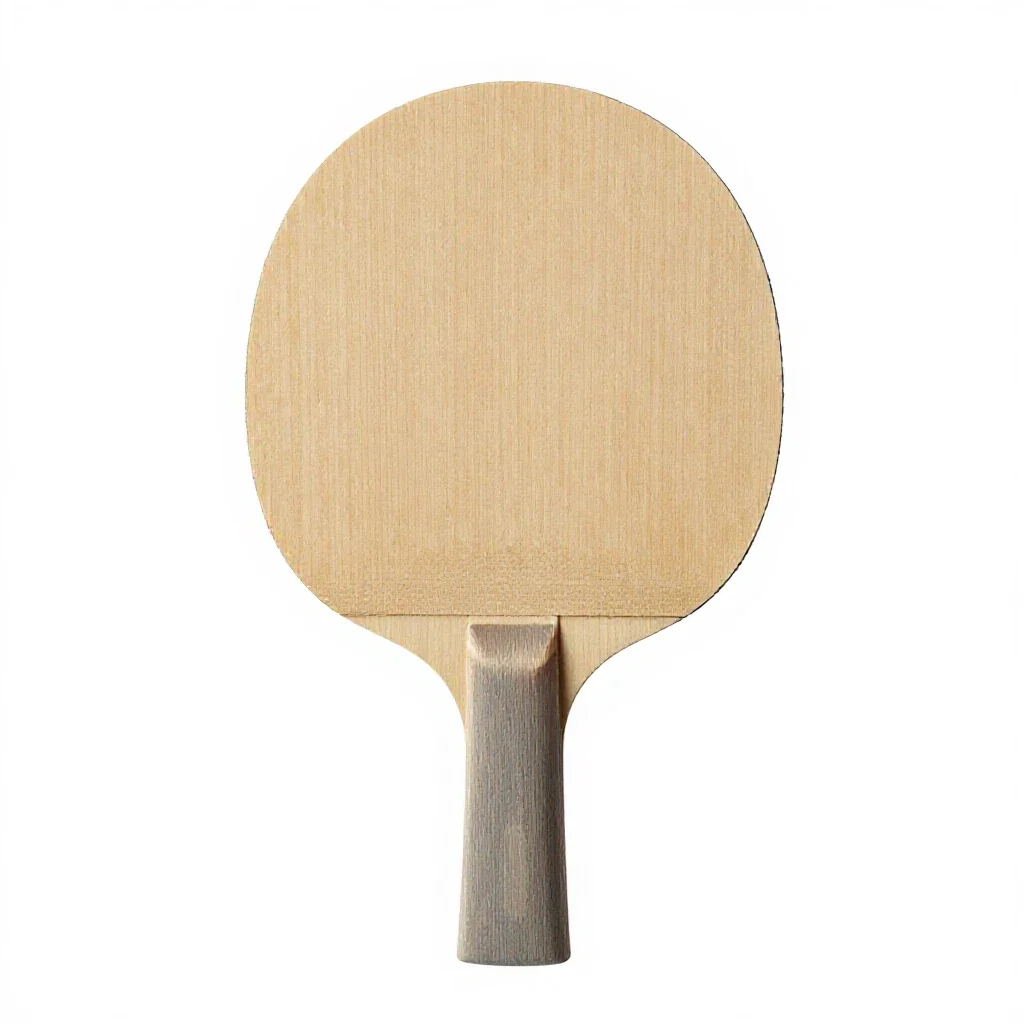 Table tennis paddle isolated on a white background