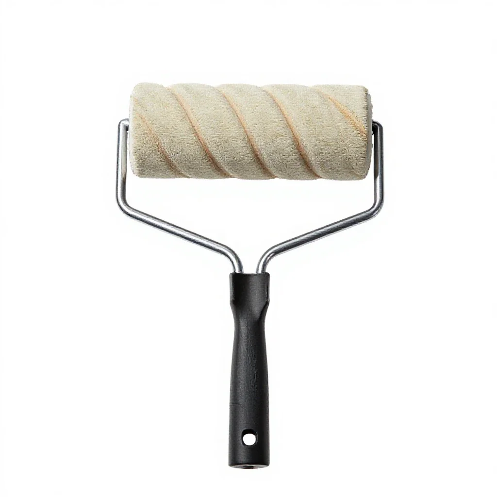 Brayer roller isolated on a white background