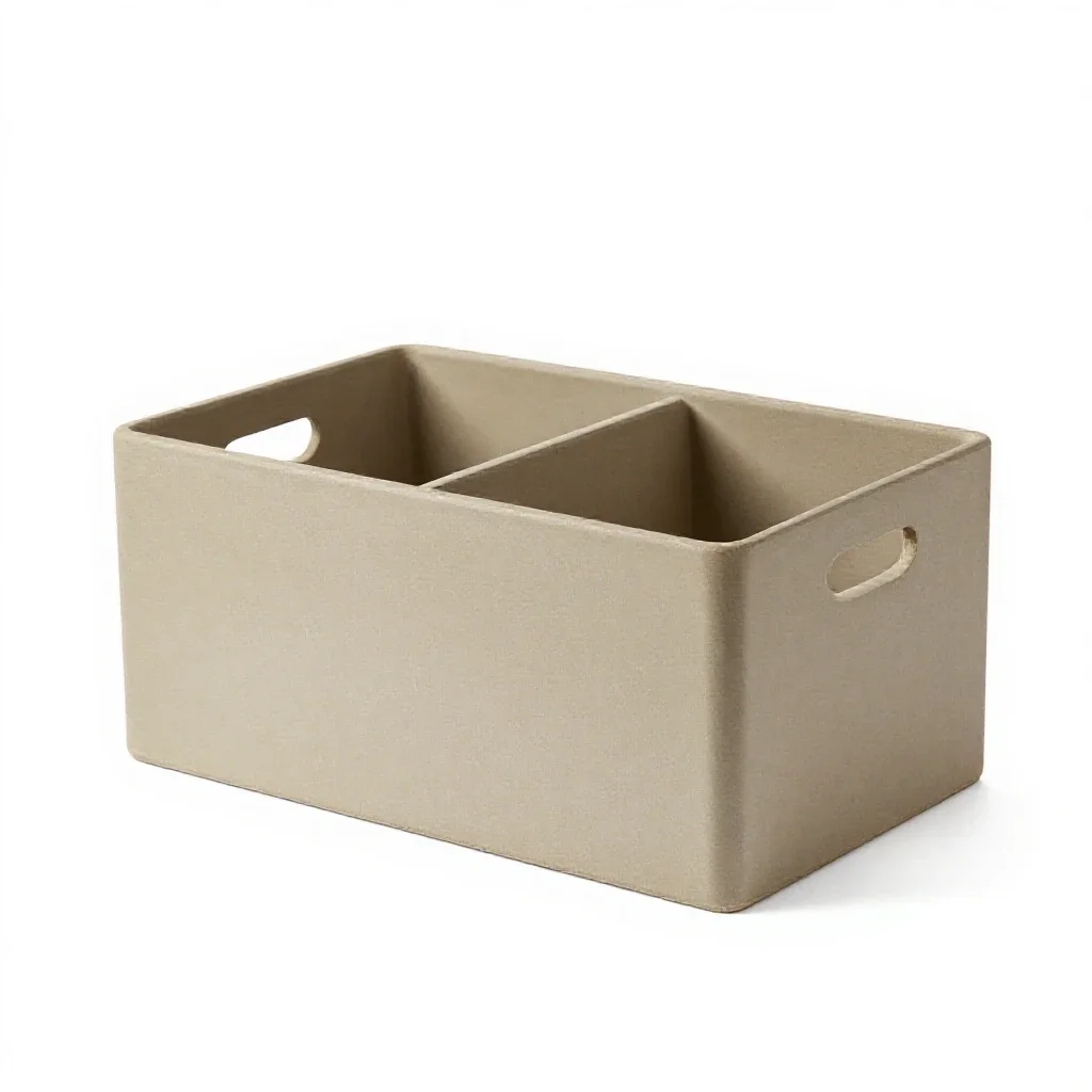 Desk organiser caddy isolated on a white background