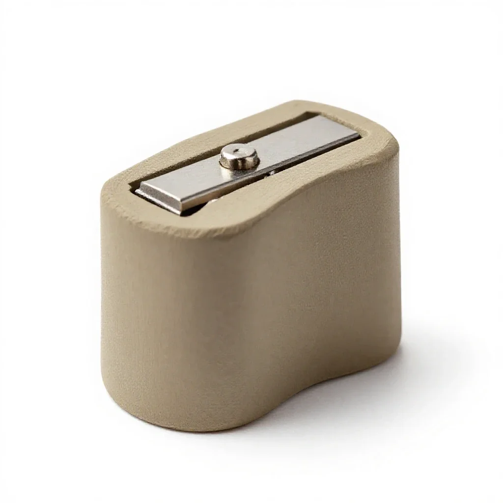 Rotary pencil sharpener isolated on a white background