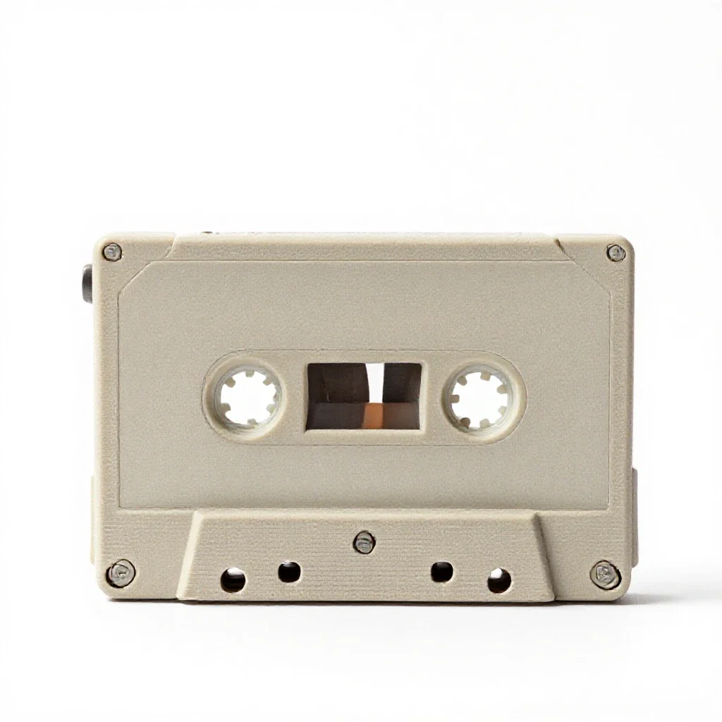 Cassette walkman isolated on a white background