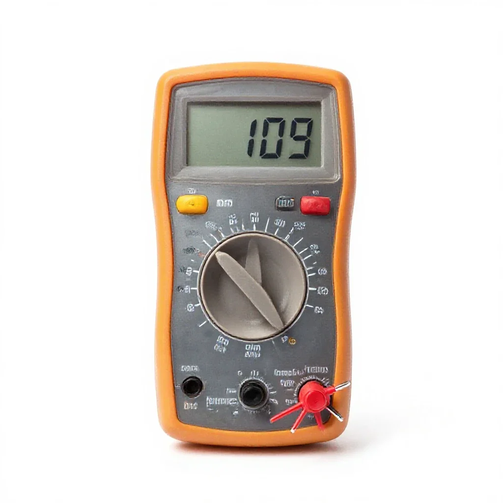 Multimeter isolated on a white background