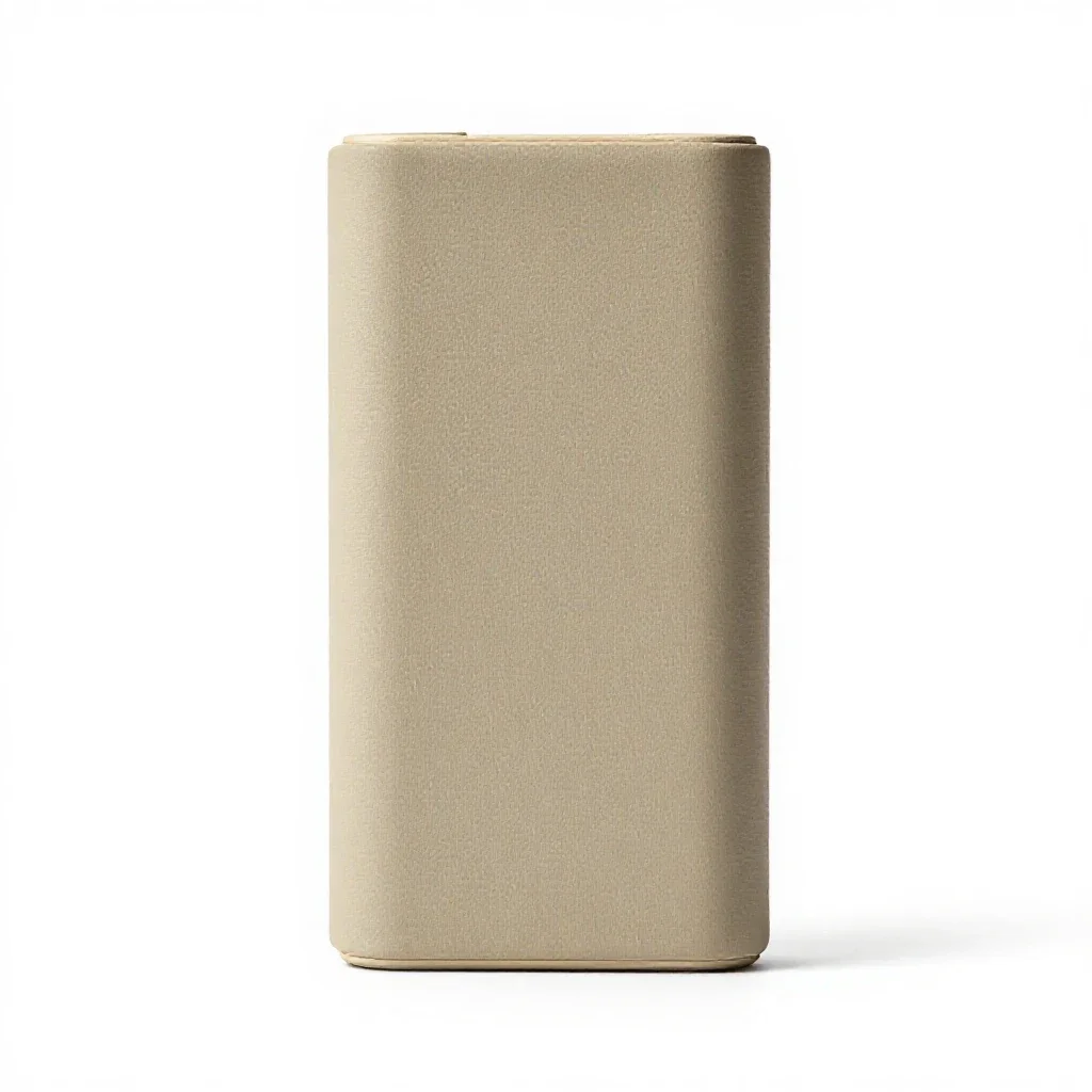 Portable power bank isolated on a white background