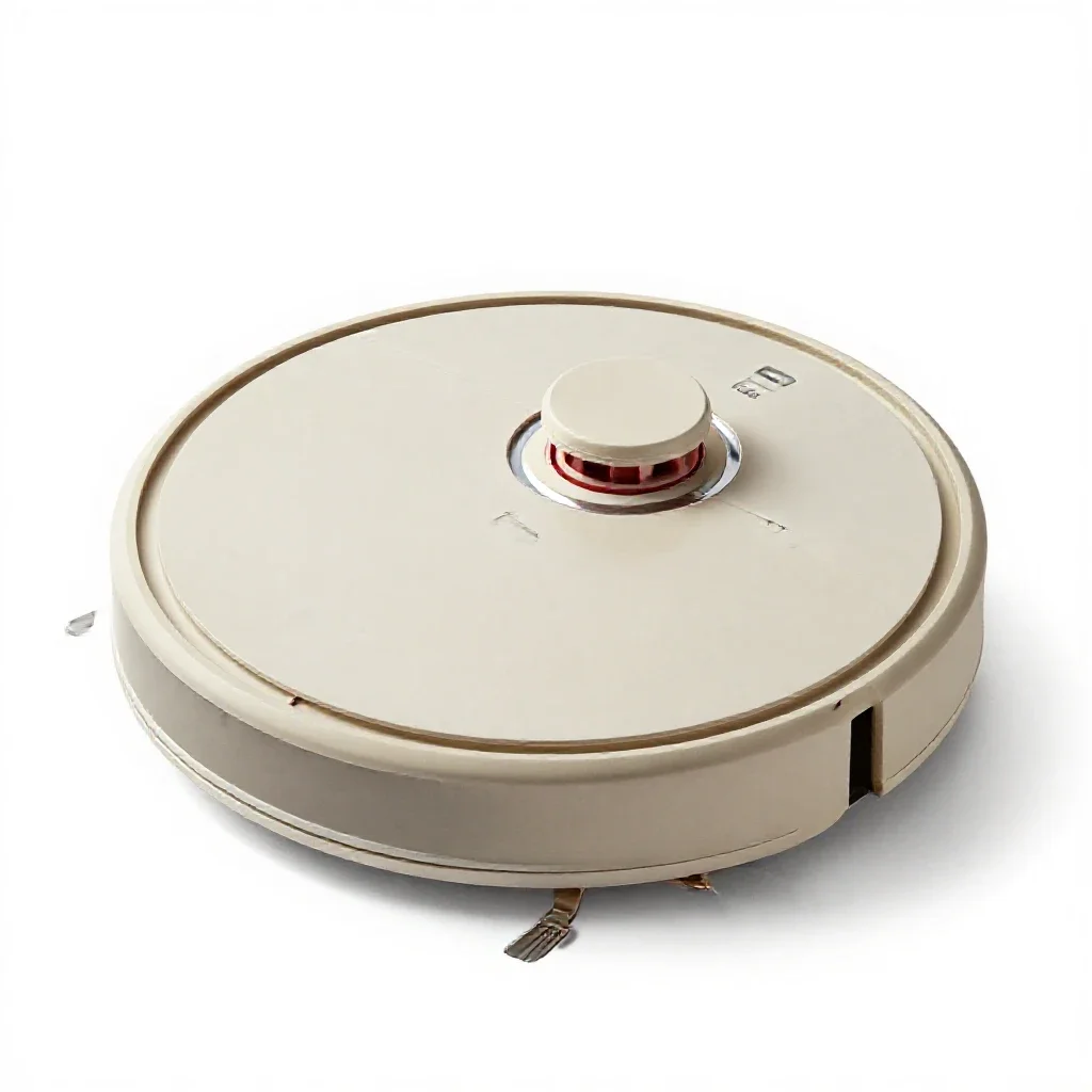 Robot vacuum isolated on a white background