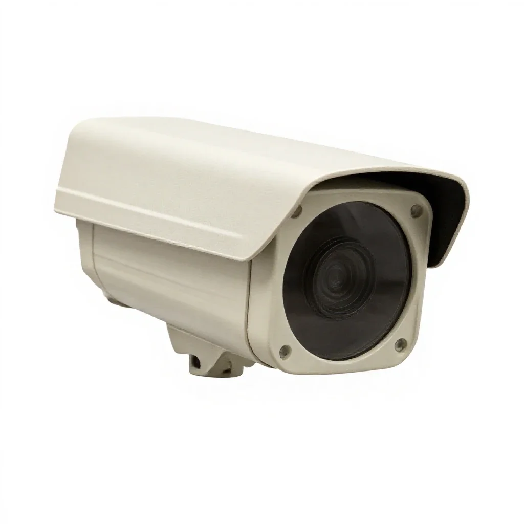 Security camera isolated on a white background