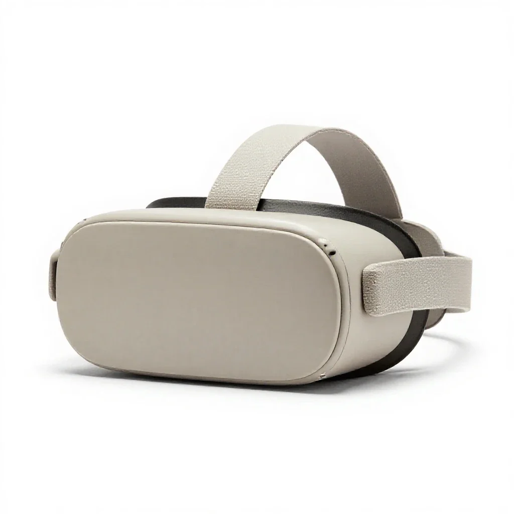 Virtual reality headset isolated on a white background