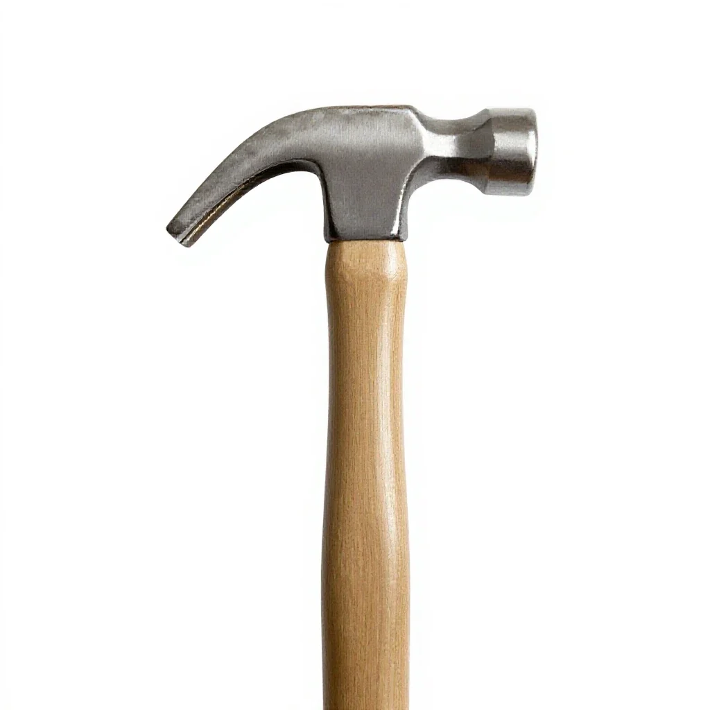 Claw hammer isolated on a white background