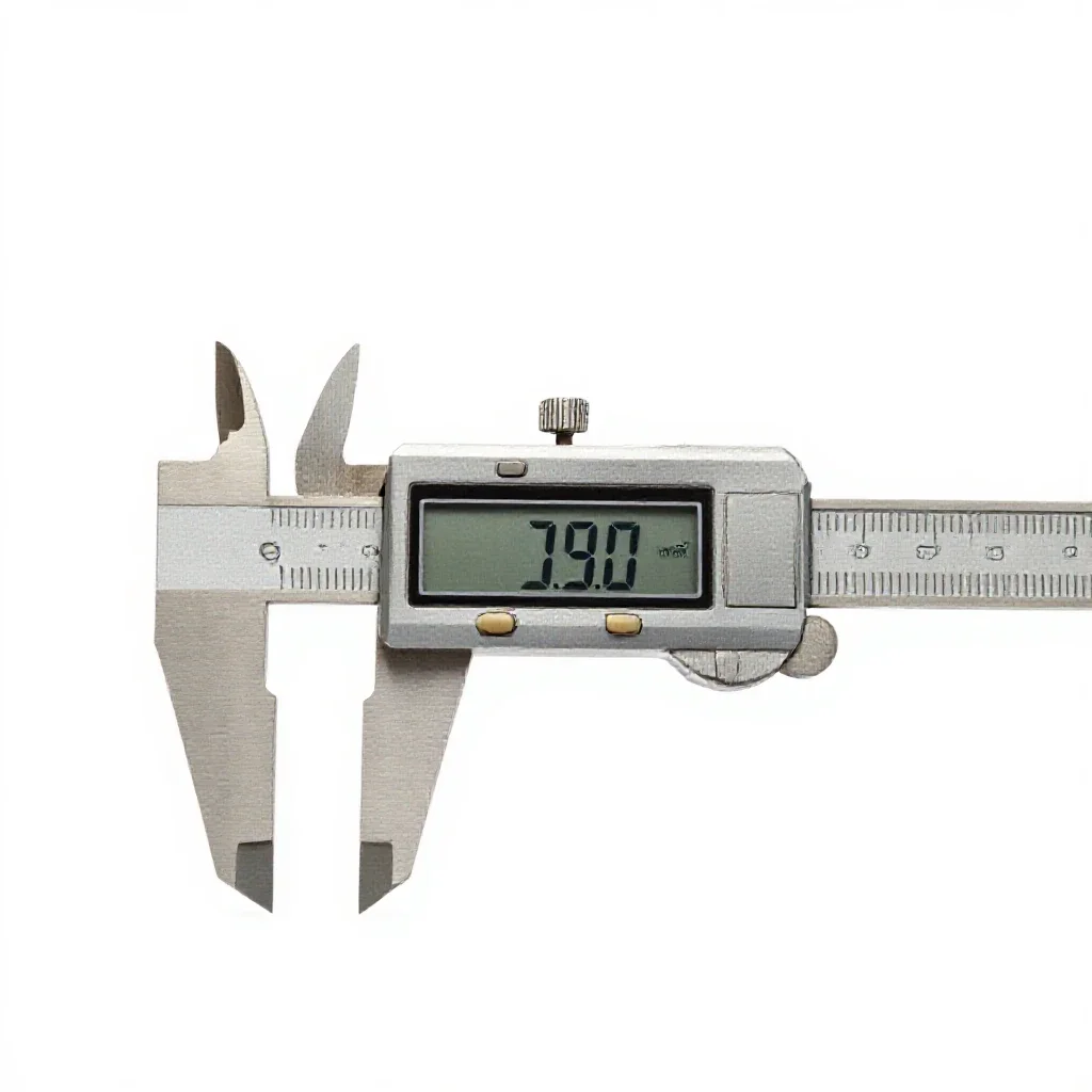 Digital caliper isolated on a white background