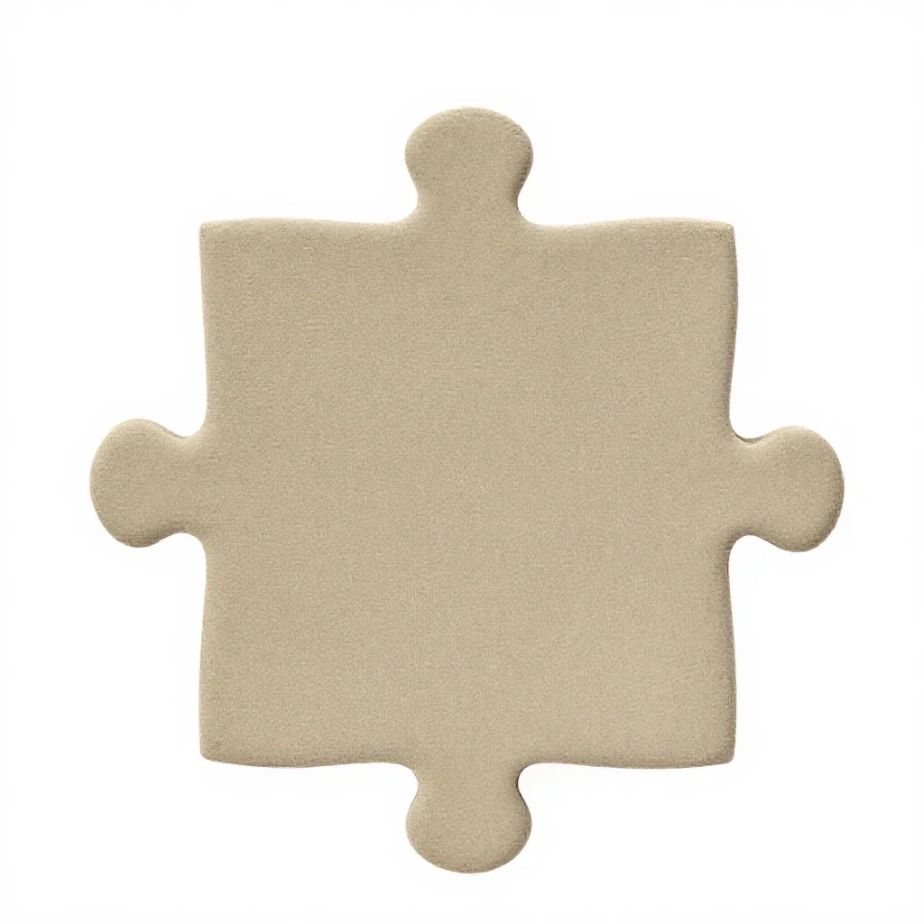 Jigsaw isolated on a white background