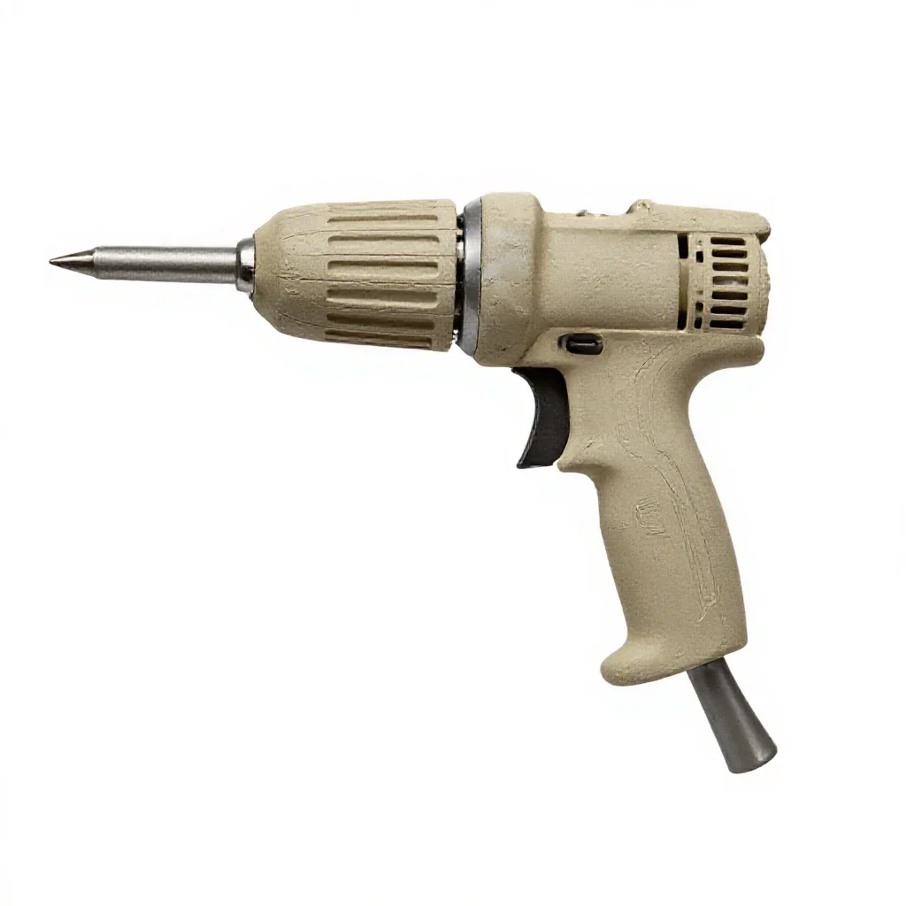 Nail gun isolated on a white background