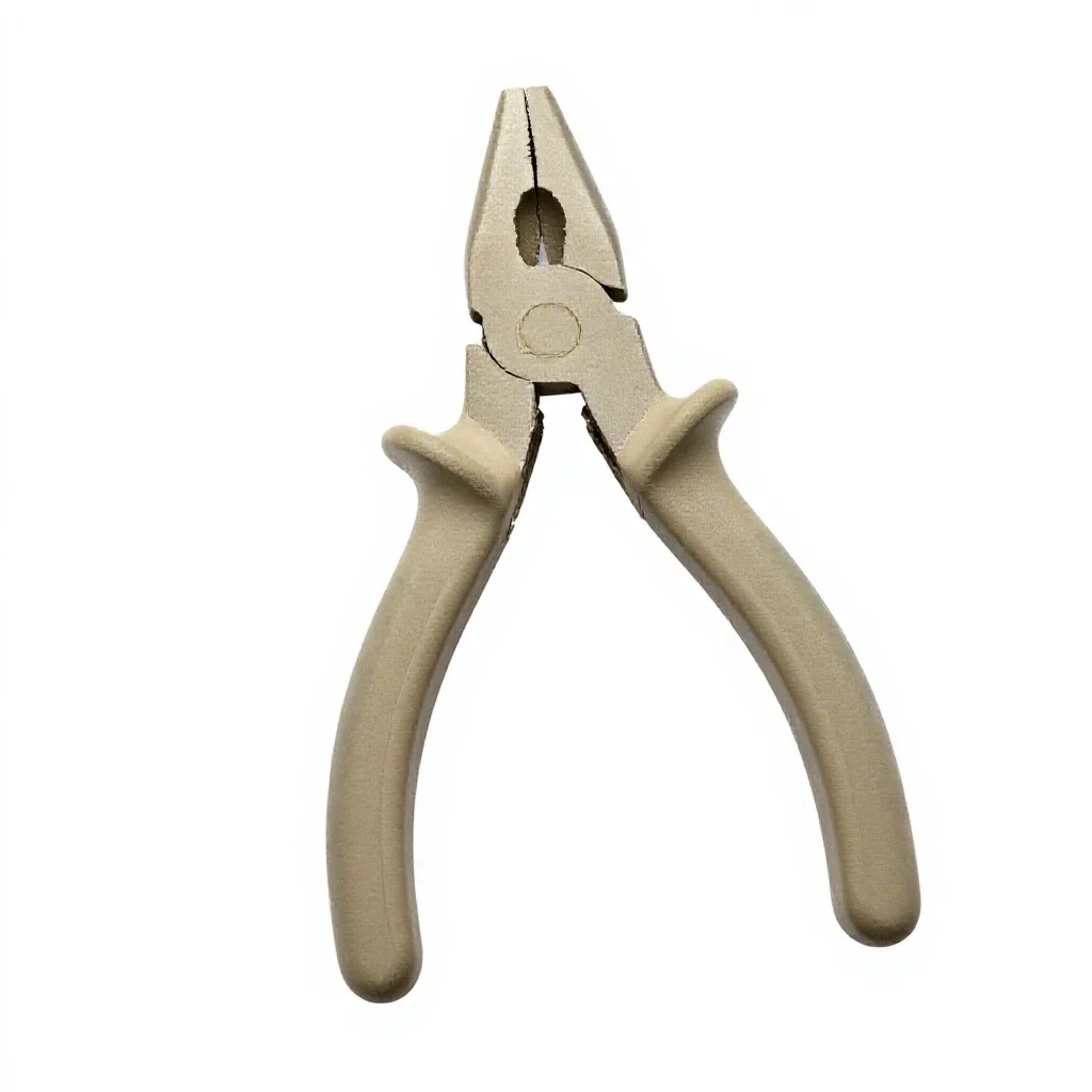Pair of locking pliers isolated on a white background