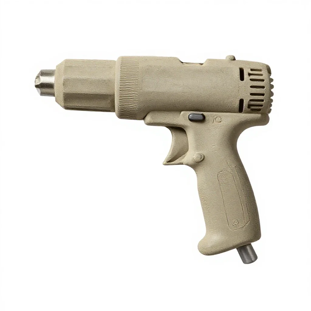 Rivet gun isolated on a white background