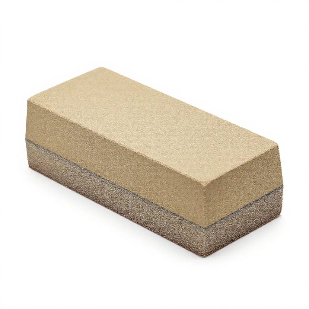 Sanding block isolated on a white background