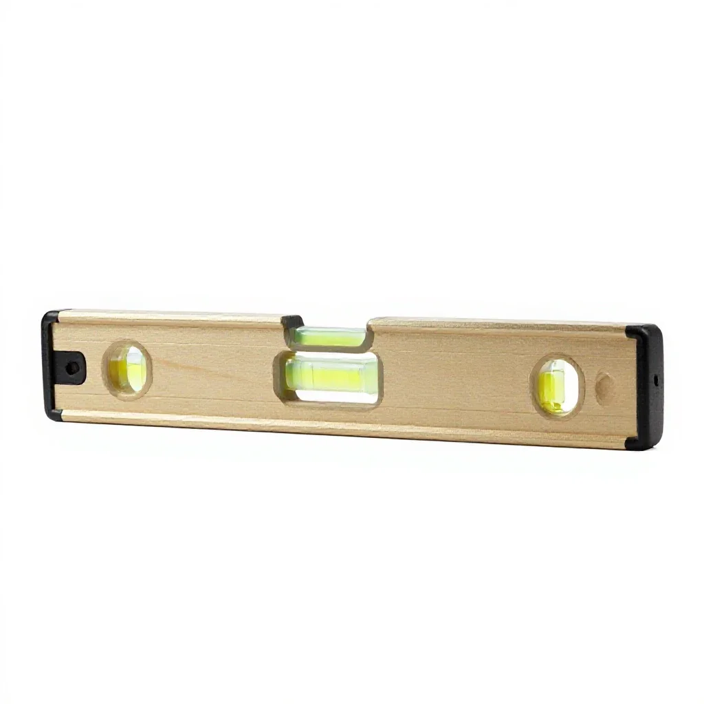 Spirit level isolated on a white background