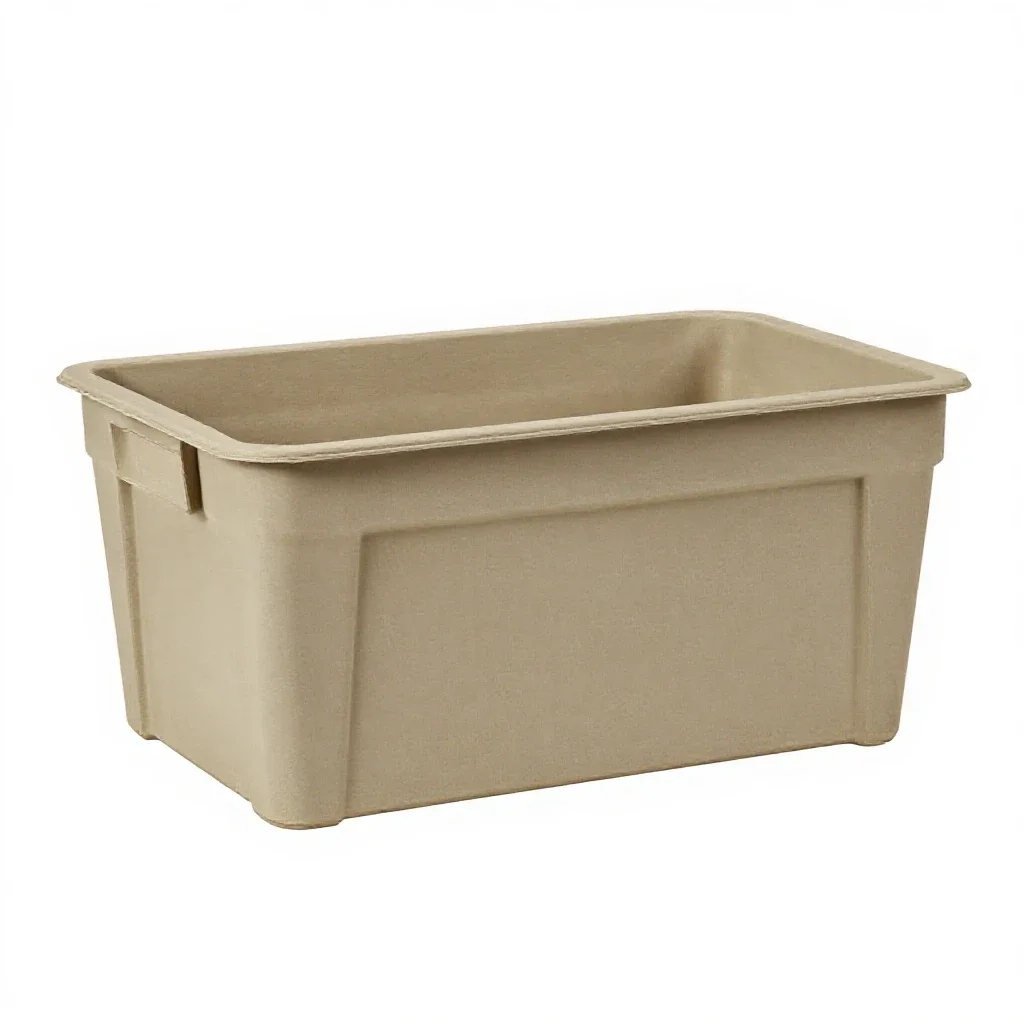 Toolbox with a cantilever tray isolated on a white background