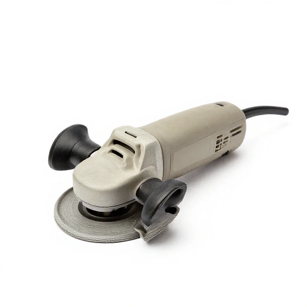 Angle grinder isolated on a white background