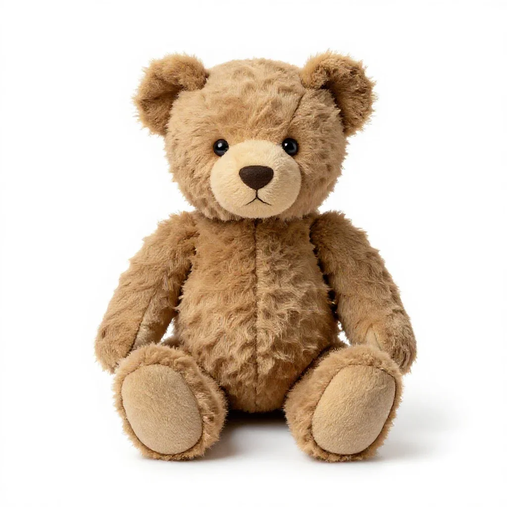 Teddy bear isolated on a white background