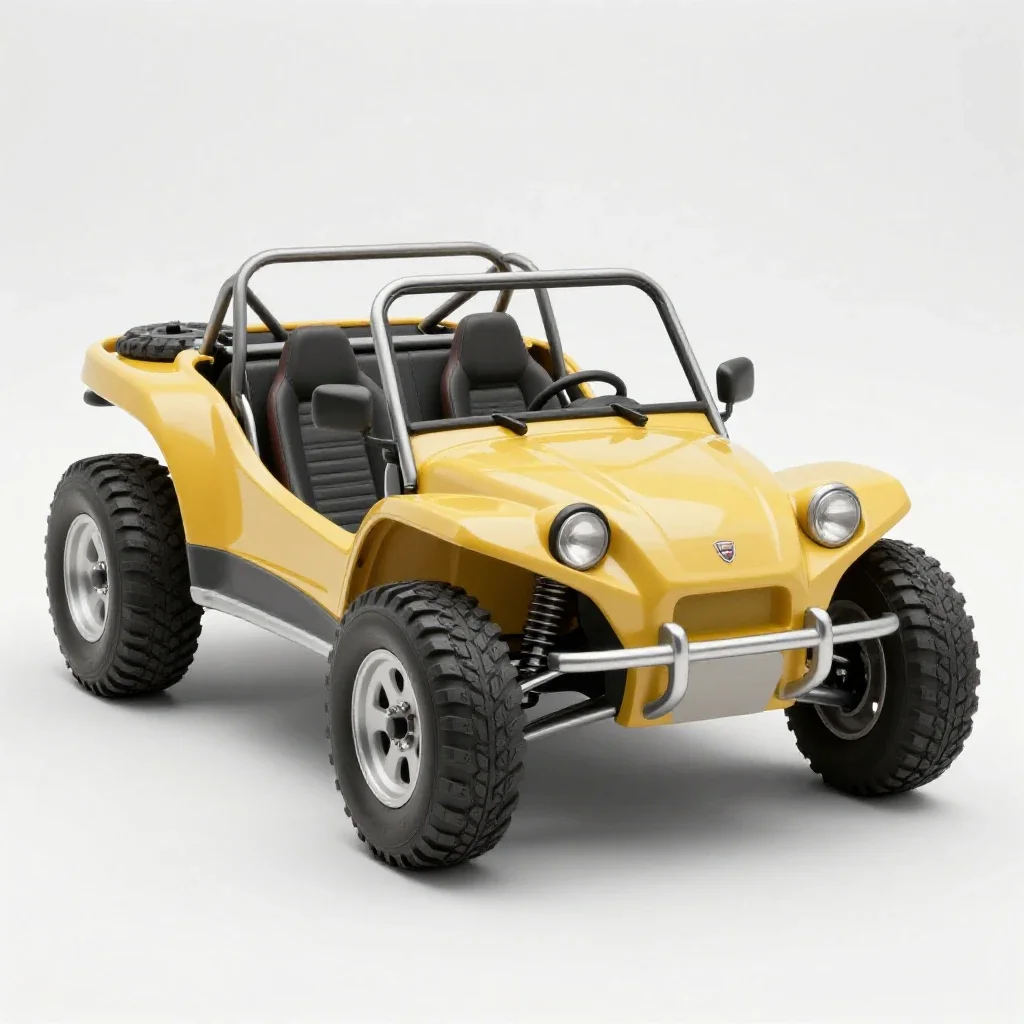 Dune buggy isolated on a white background
