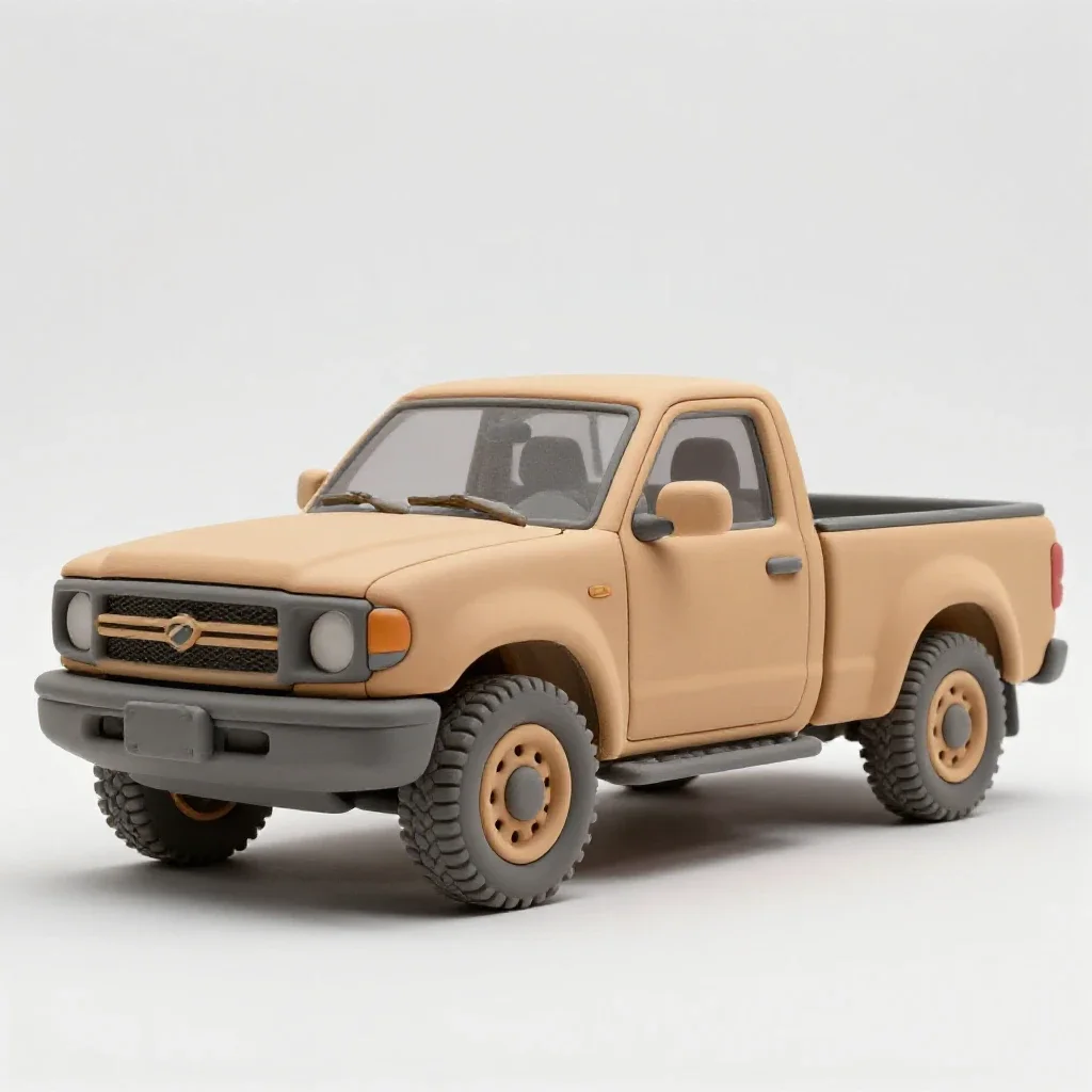 Pickup truck isolated on a white background