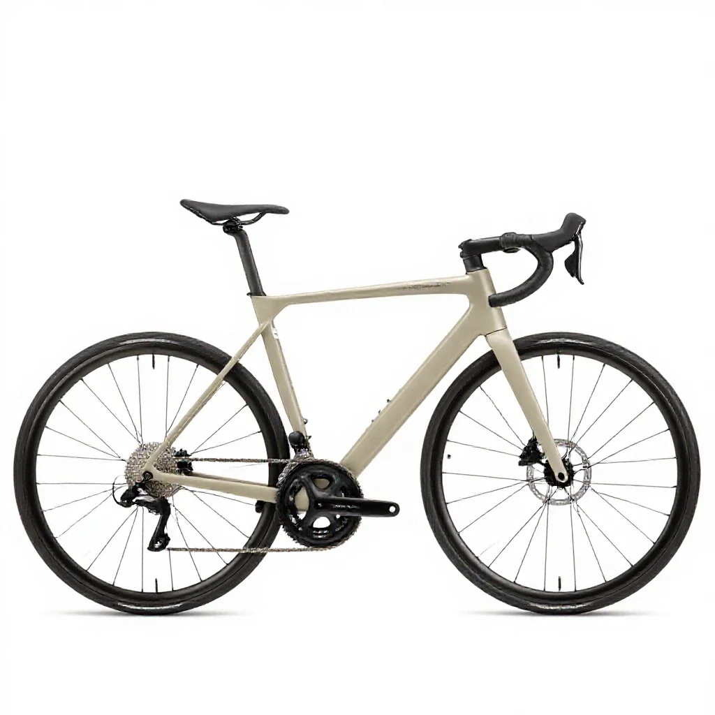 Road bicycle isolated on a white background