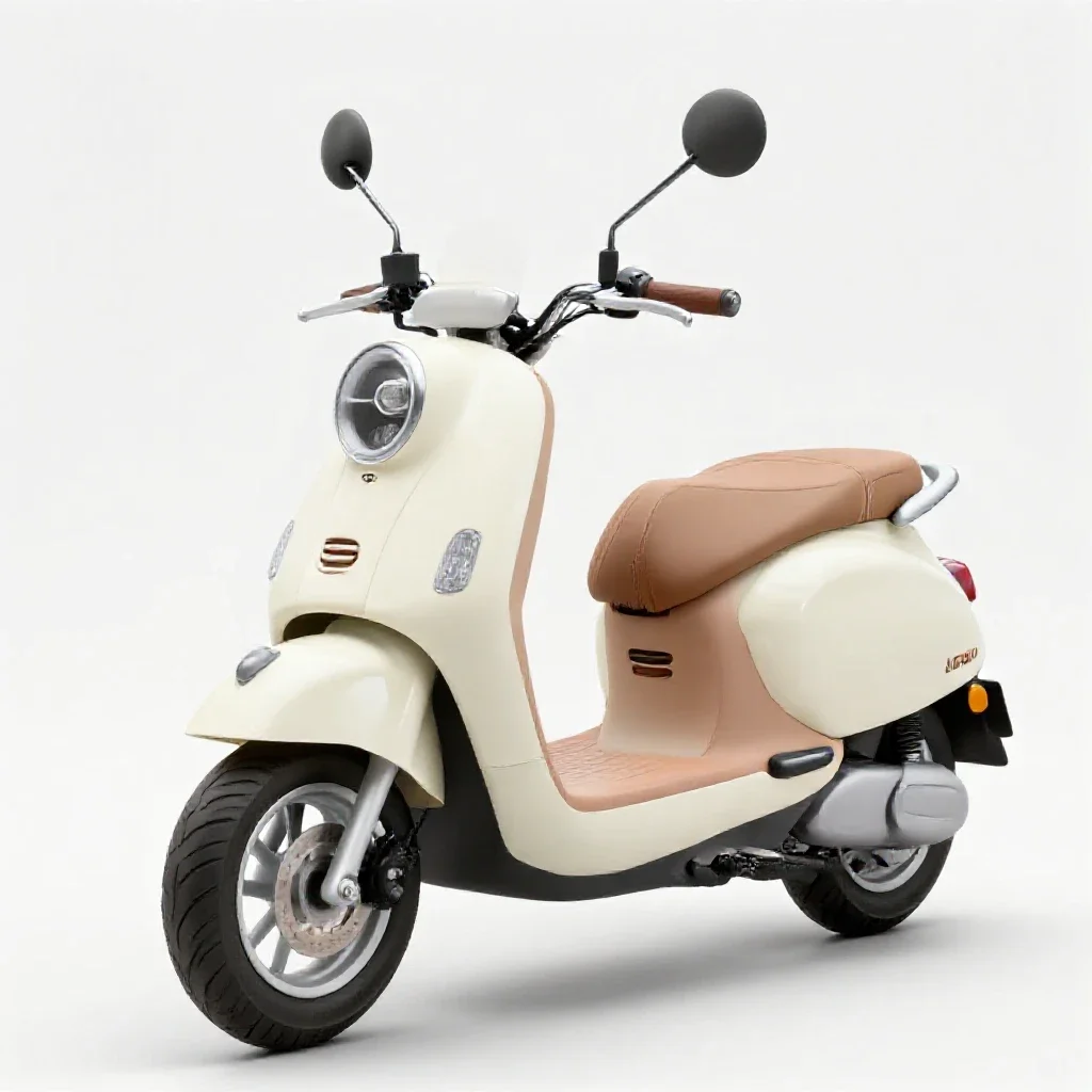 Scooter isolated on a white background
