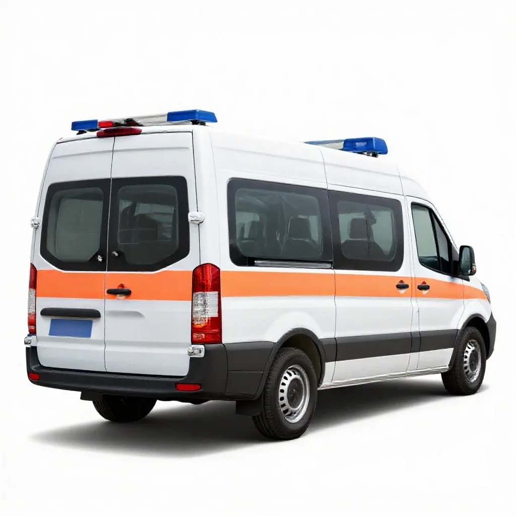 Ambulance isolated on a white background